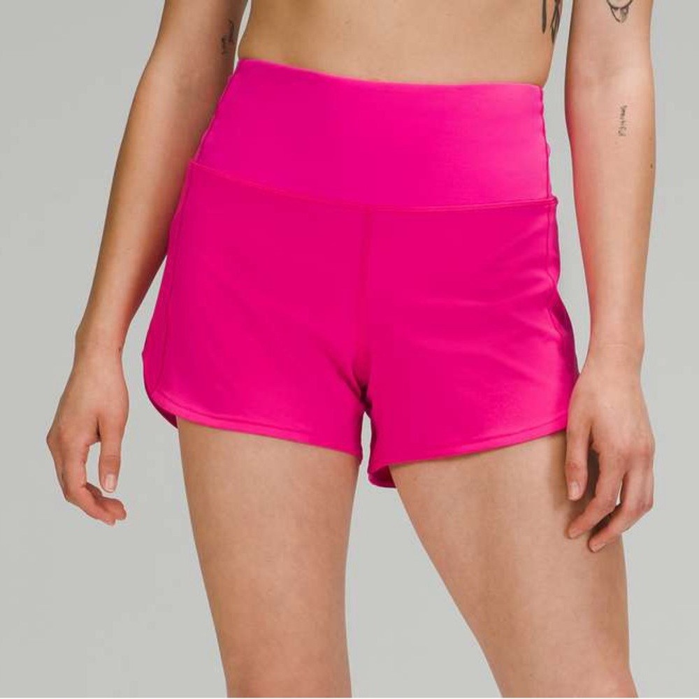 lululemon athletica Hot Pink Athletic Shorts